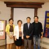 President, vice President, Prof. Han and Prof. Lai(from left)